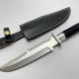 Custom Handmade spring steel Commando knife With Leather Sheath