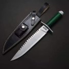 Custom Handmade High steel Commando knife With Leather Sheath