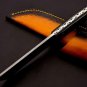 Custom Handmade Dmascus Hunting Tento knife With Leather Sheath