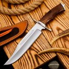Custom Handmade D2 Hunting knife With Leather Sheath