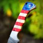 Custom Handmade Damascus Gut Hook pukka Wood Handle knife With Leather Sheath