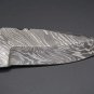 Custom Handmade Dmascus Bowi Skinner,Hunting knife With Leather Sheath