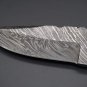 Custom Handmade Dmascus Bowi Skinner,Hunting knife With Leather Sheath