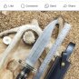 Custom Handmade Dmascus Bowi Hunting knife With Leather Sheath