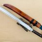 Custom Handmade Carbon Steel Viking Sword With Leather Sheath