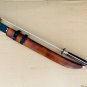Custom Handmade Carbon Steel Viking Sword With Leather Sheath