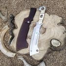Custom Handmade Machete Hunting, knife Camping knife Stage Antler Handle With Leather Sheath