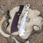 Custom Handmade Machete Hunting, knife Camping knife Stage Antler Handle With Leather Sheath