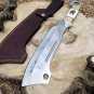 Custom Handmade Machete Hunting, knife Camping knife Stage Antler Handle With Leather Sheath