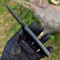 Custom Handmade Carbon Steel Hunting knife With Leather Sheath