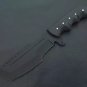 Custom Handmade Carbon Steel Tracker Hunting knife With Leather Sheath
