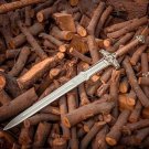 CUSTOM HANDMADE  HIGH STEEL CONAN THE BARBARIAN ATLANTEAN SWORD
