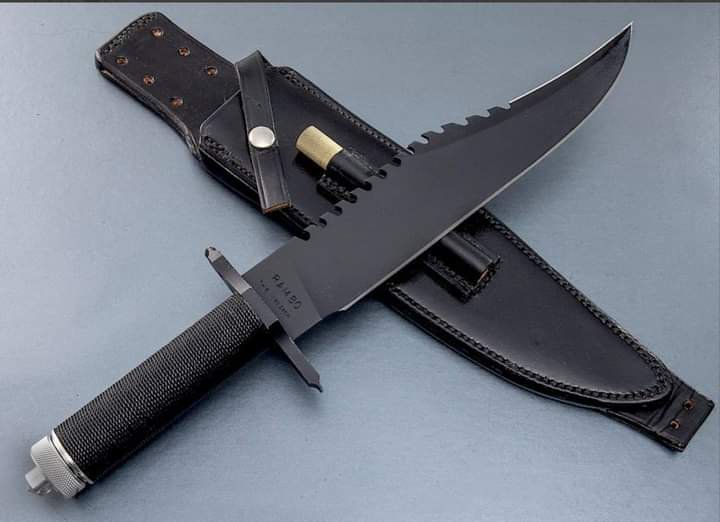 Custom Handmade spring steel Commando knife With Leather Sheath