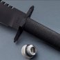 Custom Handmade spring steel Commando knife With Leather Sheath