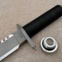 Custom Handmade J2 steel Commando knife With Leather Sheath