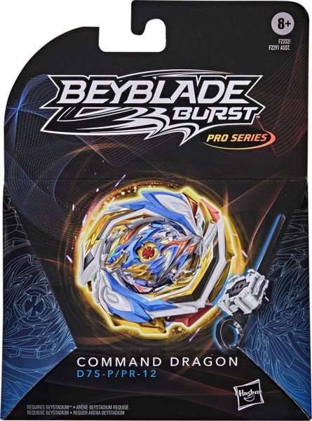 Toys Command Dragon Vanguard-P Quick' Burst Surge Pro Series Beyblade F2332