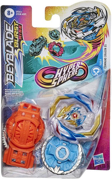 Toys Command Dragon D5 Burst Rise Hypersphere Beyblade E9241