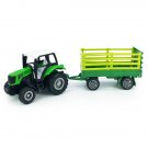 Toys Farm Tractor Trailer With Animal Carrier Set Diecast Car Gift Kids Boys