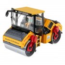 Toys 1:50 Road Roller Construction Vehicle Diecast Model Car Yellow Gift Kids Boys