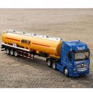 Toys 1:50 Trucks Oil Tanker Truck Diecast Vehicle Blue Gift Kids Boys