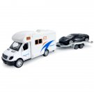 Toys Rv Camper Motorhome Trailer Towing Supercar Diecast Gift Kids Boys