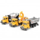 Toys Set Of Cement Mixer Truck Excavator Dumper Truck Diecast Car Gift Kids Boys