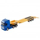 Toys Trucks 1:50 Flatbed Truck Transport Trailer Diecast Model Car Blue Gift Kids Boys