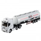 Toys Trucks 1:50 Oil Tanker Truck Model Car Diecast White Gift Kids Boys