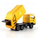 Toys 1:60 Garbage Truck Rubbish Dump Truck Model Car Diecast Yellow Gift Kids Boys