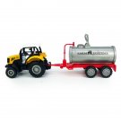 Toys Farm Tractor Truck Trailer Water Tank Diecast Set Gift Kids Boys