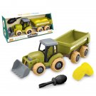 Toys Take Apart Farm Tractor Trailer Truck Loader Corns Transport Gift Kids Boys