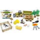 Toys Take Apart Farm Tractor Trailer Truck Set Loader Crop Transport Gift Kids Boys