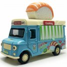 Toys 1:36 Sushi Food Truck Diecast Model Car Cars Toddlers Gift Kids Boys
