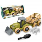 Toys Take Apart Farm Tractor Trailer Truck Loader Sheep Transport Gift Kids Boys