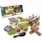 Toys Take Apart Farm Tractor Trailer Truck Harvester Log Transport Gift Kids Boys