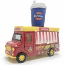 Toys 1:36 Drinks Food Truck Diecast Model Car Cars Toddlers Gift Kids Boys