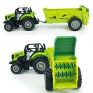 Toys Farm Tractor Truck Trailer Fertilizer Spreader Diecast Set Gift Kids Boys
