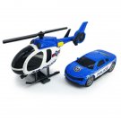 Toys Air Police Vehicle Helicopter And Police Car Set Toddlers Gift Kids Boys