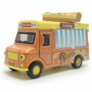 Toys 1:36 Pizza Fast Food Truck Diecast Model Car Cars Toddlers Gift Kids Boys