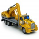 Toys Truck 1:36 Excavator Construction Vehicle Model Diecast Pull Back Gift Kids Boys