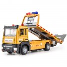 Toys 1:50 Traffic Wrecker Truck Trailer Model Car Diecast Pull Back Gift Kids Boys
