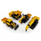 Toys Set Of 4 Excavator Crane Loader Dump Truck Construction Gift Kids Boys