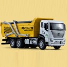Toys Dump Truck Diecast Construction Vehicle Trucks W/ Light Sound Gift Kids Boys