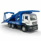 Toys Truck 1/50 Scale Flatbed Truck Car Transporter Model Diecast Blue Gift Kids Boys