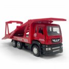 Toys Truck 1/50 Scale Flatbed Truck Car Transporter Model Diecast Red Gift Kids Boys