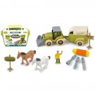 Toys Take Apart Farm Playset Tractor Truck Loader Horse Transport Gift Kids Boys
