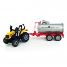 Toys Farm Tractor Truck Trailer Water Tank Diecast Model Gift Kids Boys
