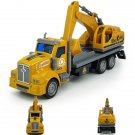 Toys 1:36 Excavator Truck Construction Vehicle Diecast Model Cars Gift Kids Boys