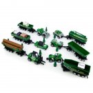Toys Farm Tractor Klift Pickup Truck Trailer Playset Diecast Cars Gift Kids Boys