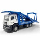 Toys 1:50 Transporter Truck Trailer Model Car Diecast Cars Blue Gift Kids Boys